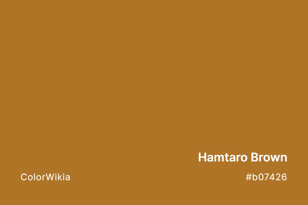 Hamtaro Brown Color – #b07426: Codes and Complete Breakdown