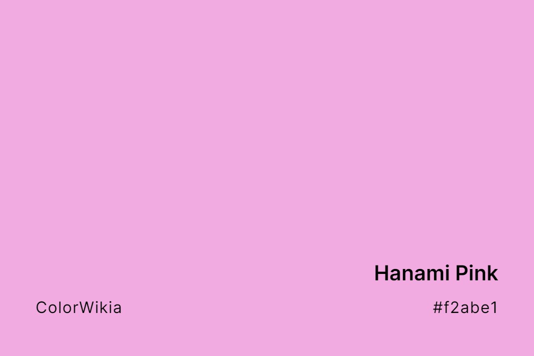 Hanami Pink Color – #f2abe1: Codes and Complete Breakdown