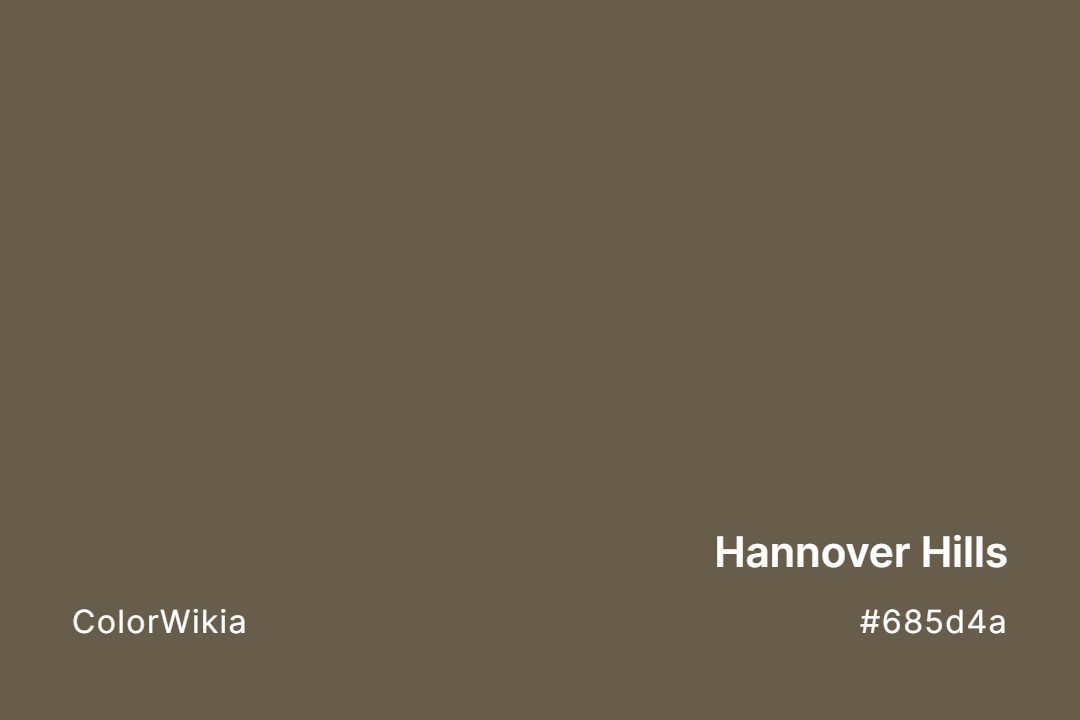 hannover hills color 685d4a