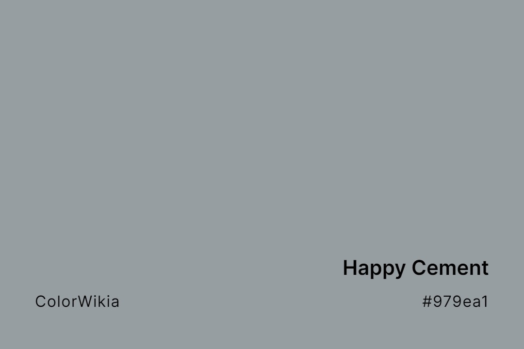 happy cement color 979ea1