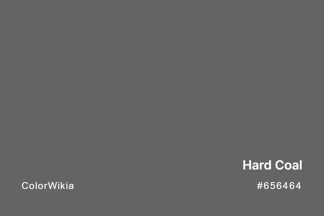 hard coal color 656464