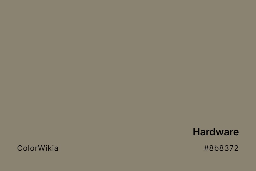 Hardware Color – #8b8372: Codes and Complete Breakdown