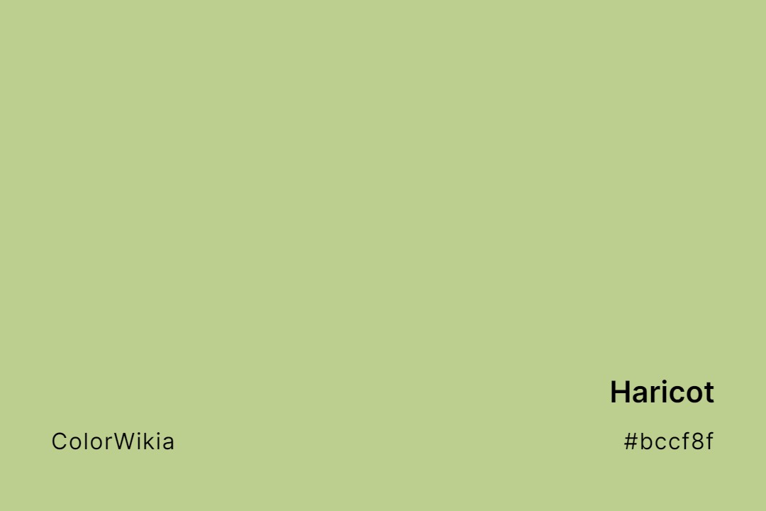 Haricot Color – #bccf8f: Codes and Complete Breakdown