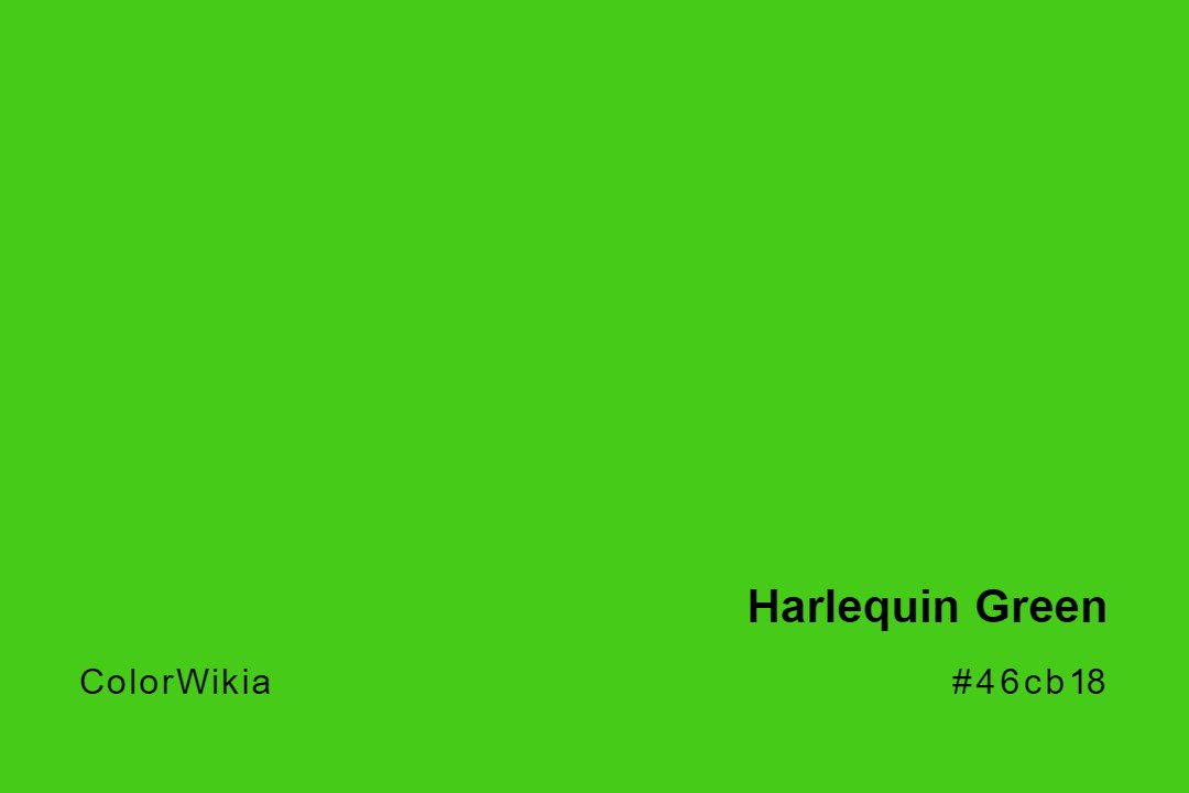 Harlequin Green Color – #46cb18: Codes and Complete Breakdown