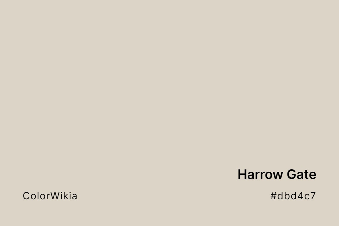 harrow gate color dbd4c7