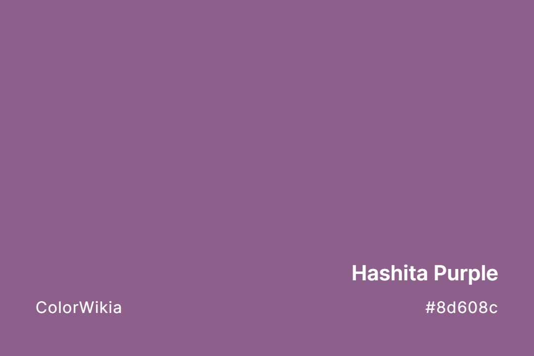 Hashita Purple Color – #8d608c: Codes and Complete Breakdown