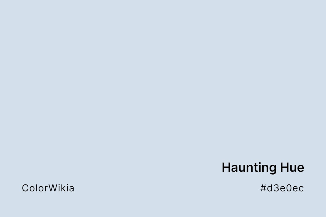 haunting hue color d3e0ec