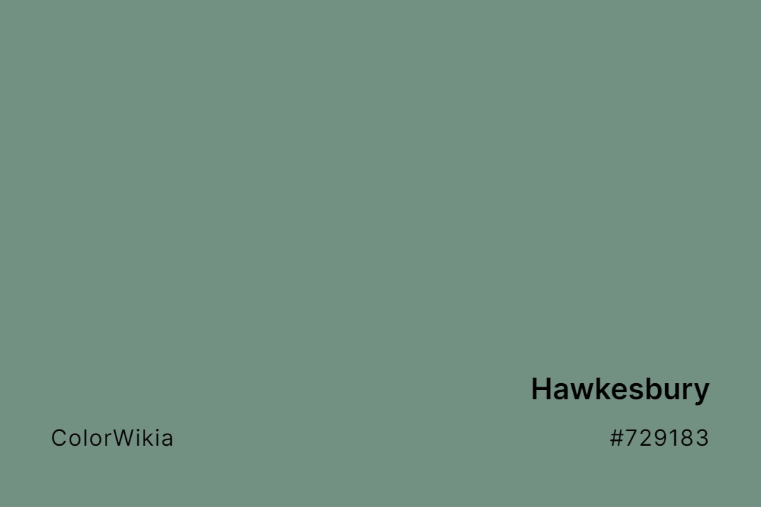 Hawkesbury Color – #729183: Codes and Complete Breakdown
