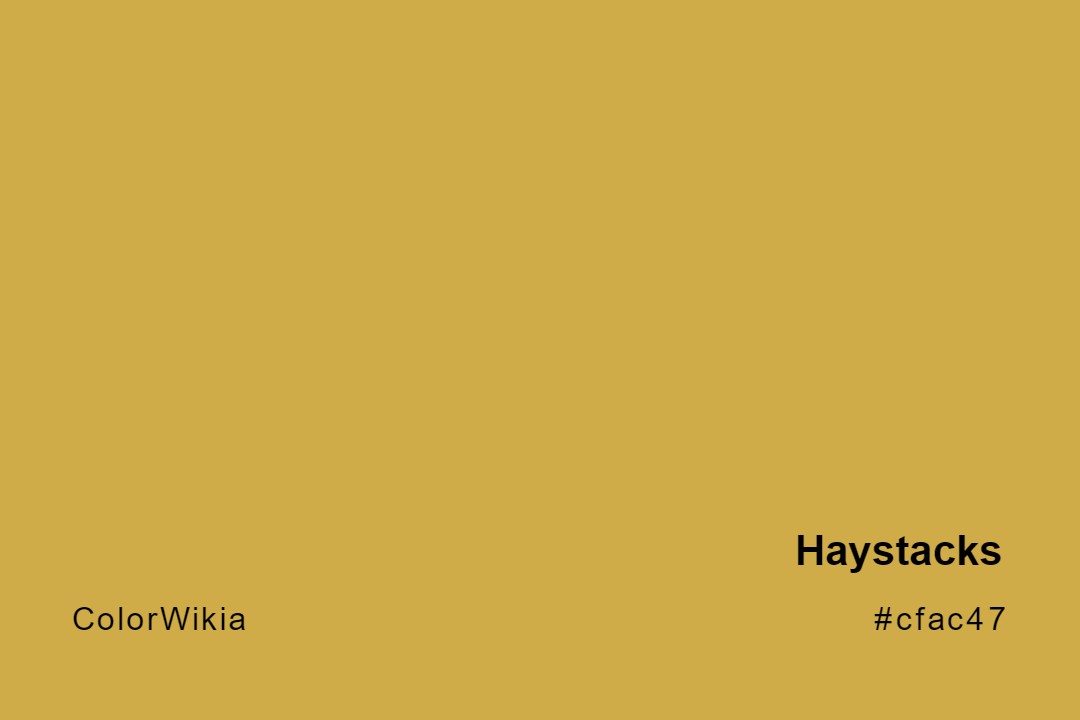 Haystacks Color – #cfac47: Codes and Complete Breakdown