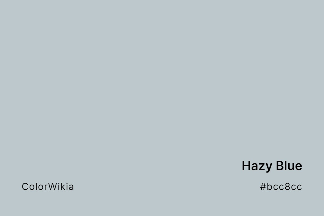 hazy blue color bcc8cc