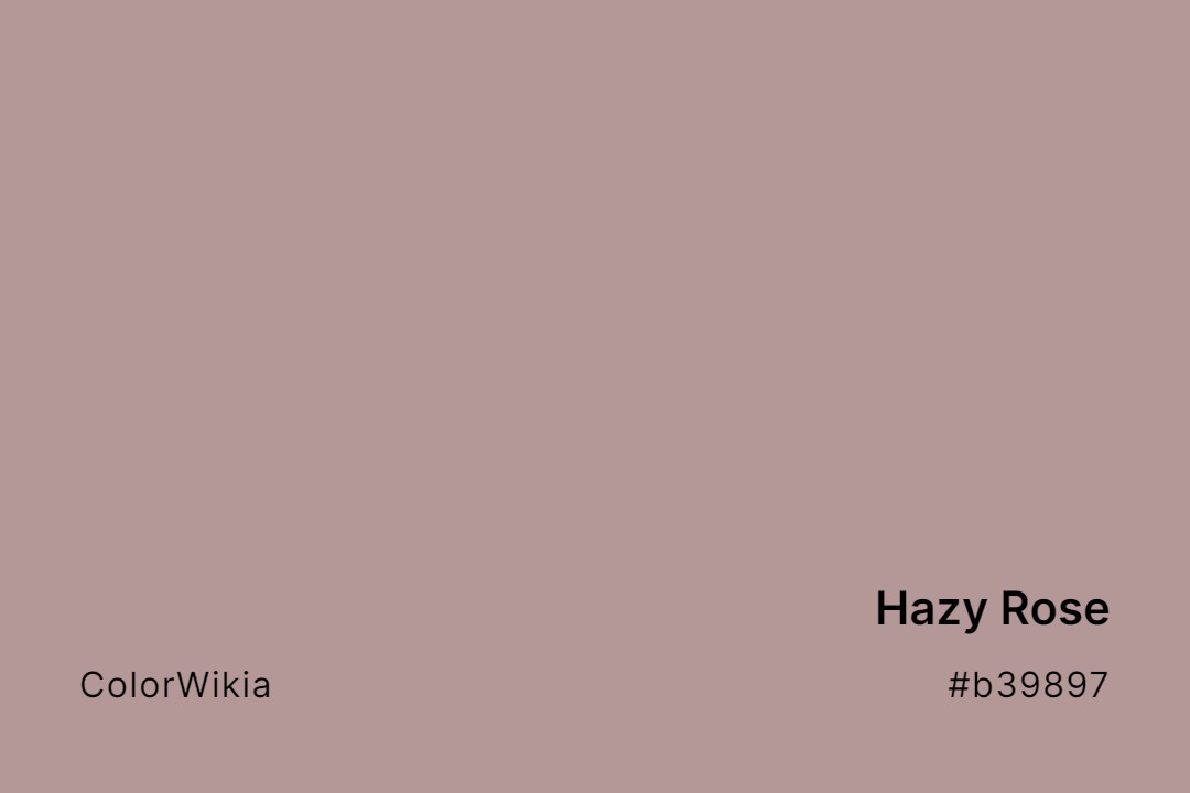 hazy rose color b39897
