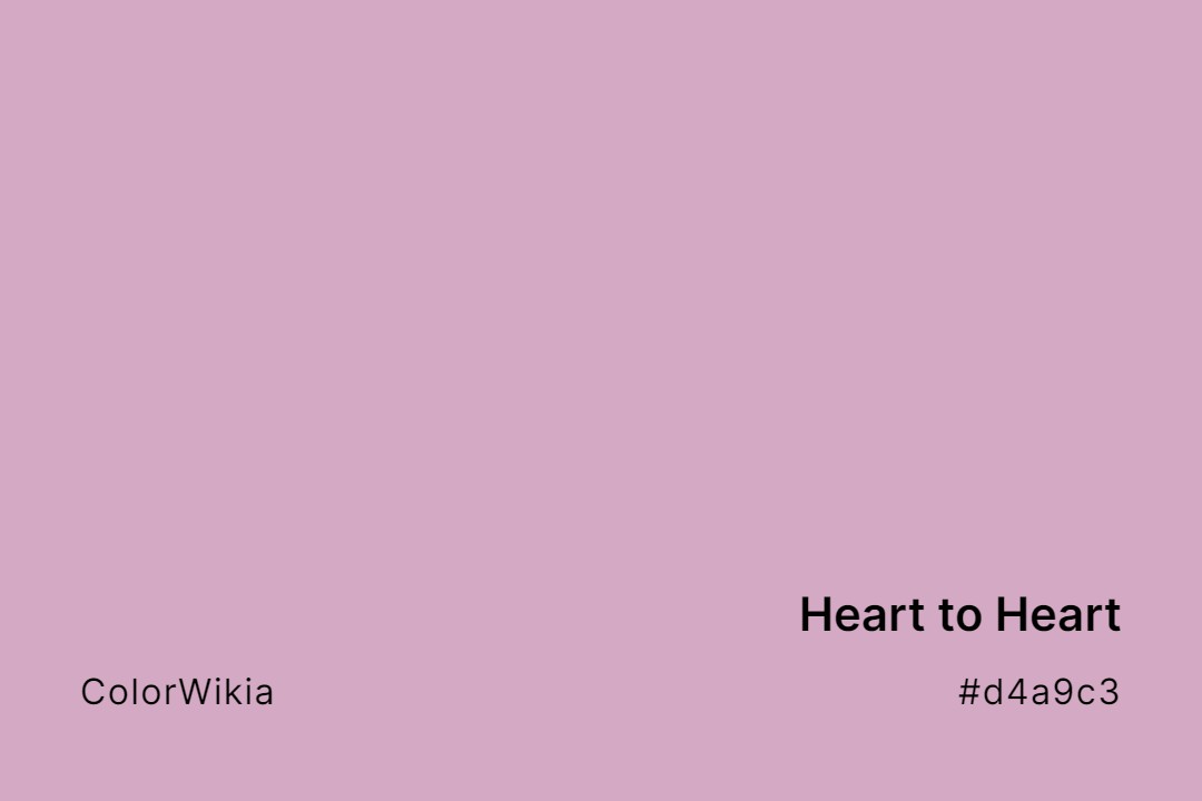 heart to heart color d4a9c3