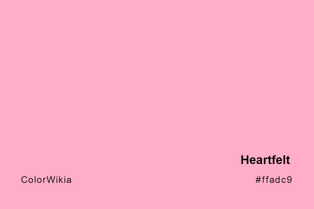 Heartfelt Color – #ffadc9: Codes and Complete Breakdown
