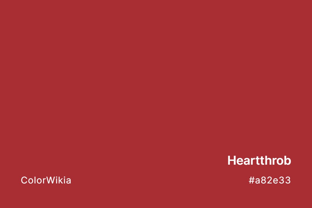 Heartthrob Color – #a82e33: Codes and Complete Breakdown