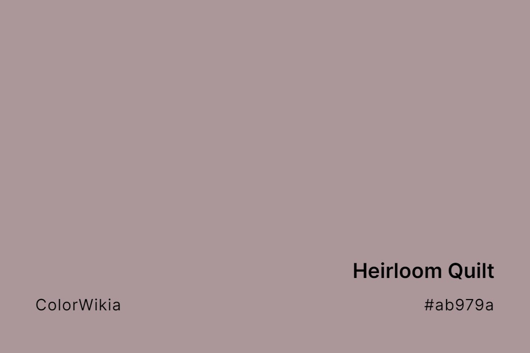 heirloom quilt color ab979a