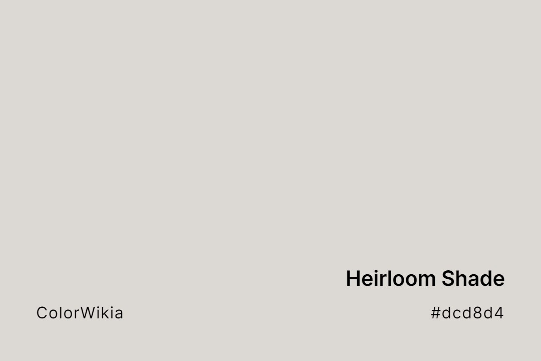 heirloom shade color dcd8d4
