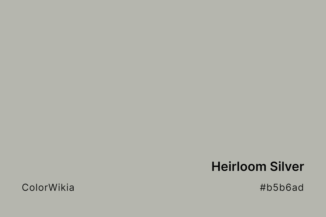 heirloom silver color b5b6ad