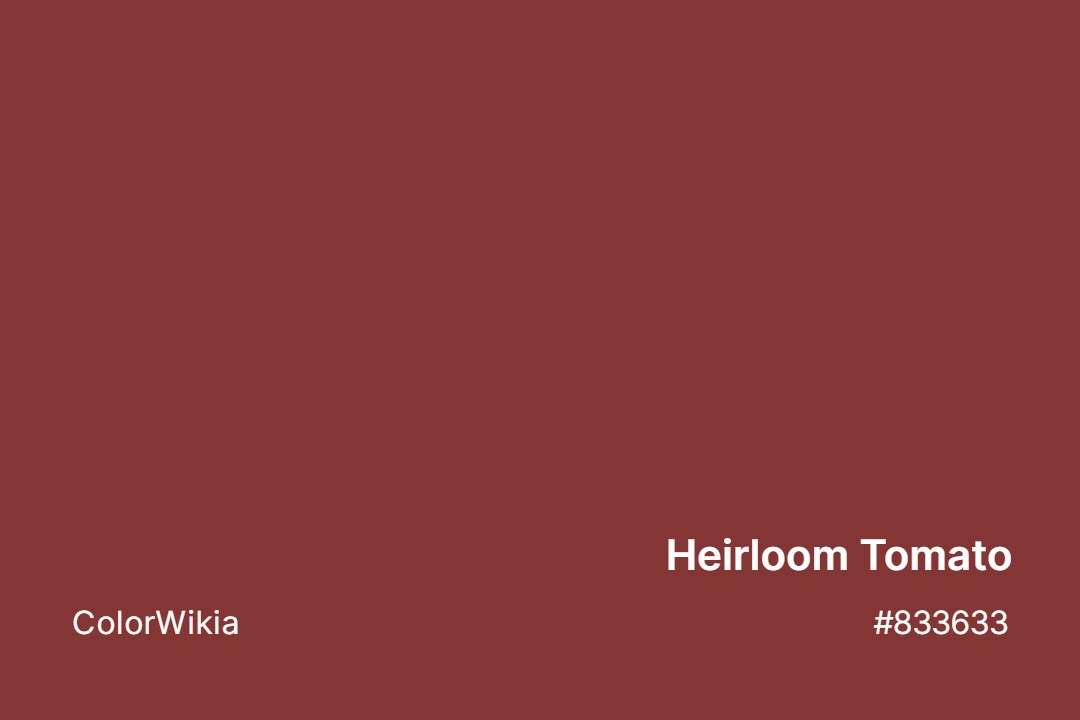 heirloom tomato color 833633