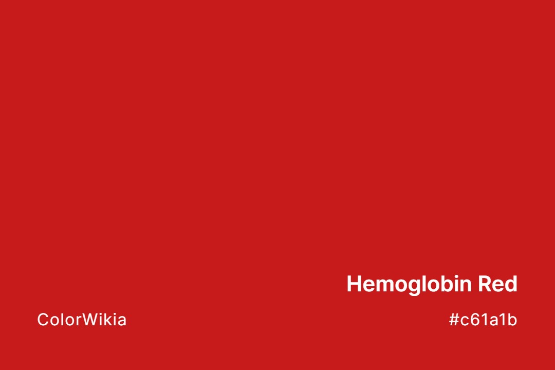 Hemoglobin Red Color – #c61a1b: Codes and Complete Breakdown