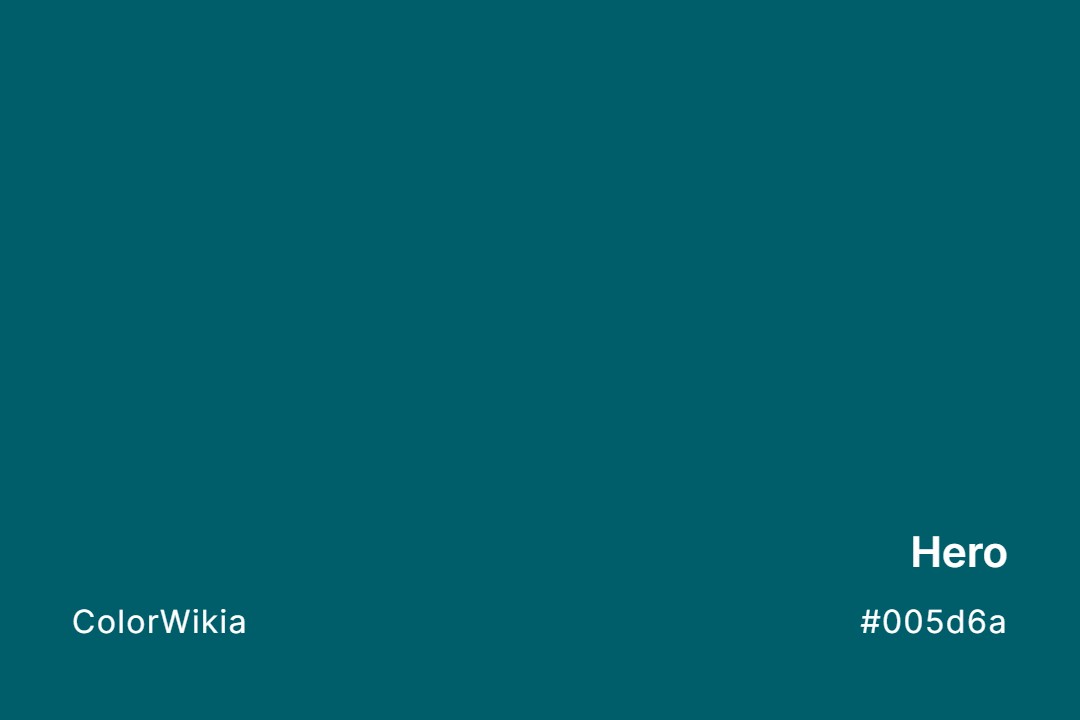 Hero Color – #005d6a: Codes and Complete Breakdown
