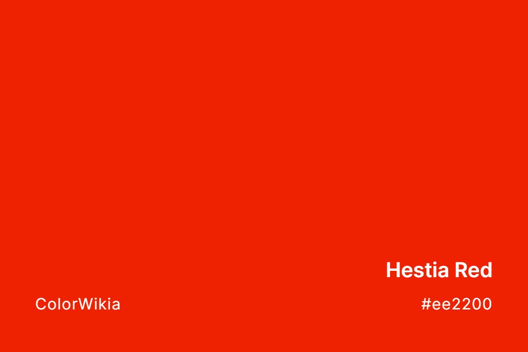 Hestia Red Color – #ee2200: Codes and Complete Breakdown