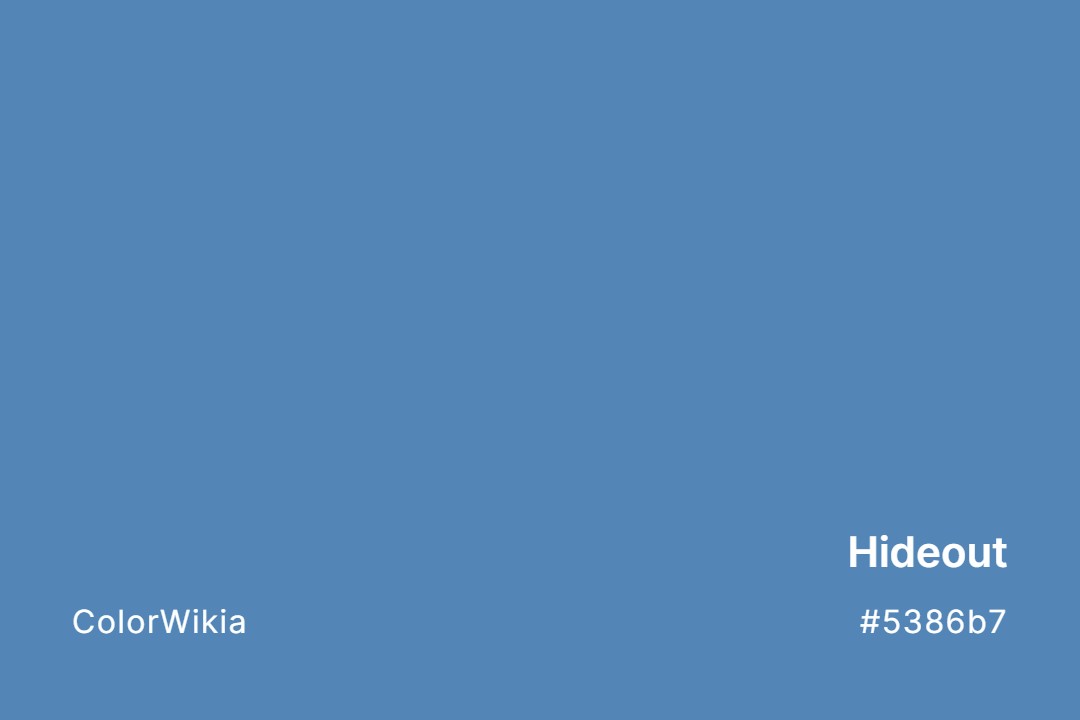 Hideout Color – #5386b7: Codes and Complete Breakdown