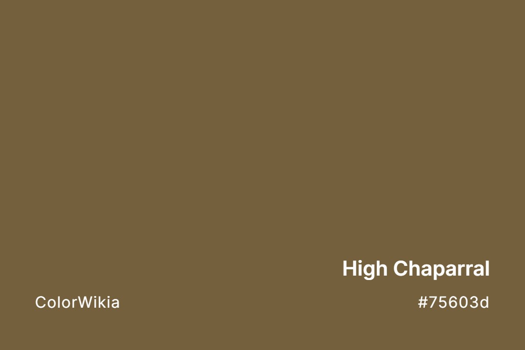high chaparral color 75603d