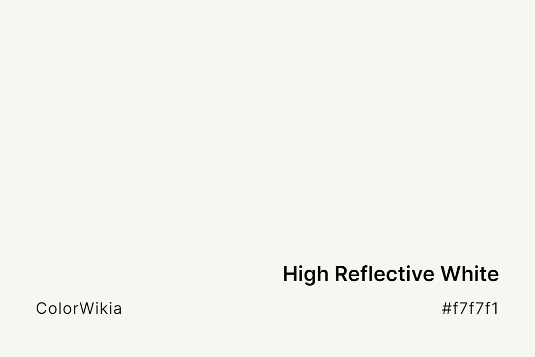 high reflective white color f7f7f1