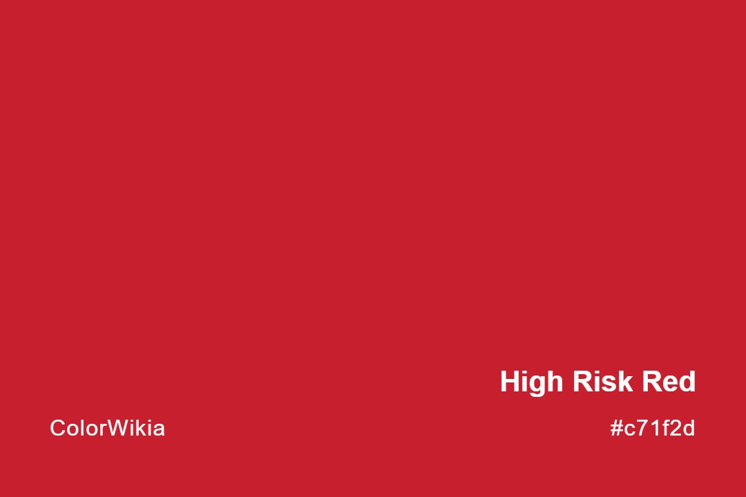 high risk red color c71f2d