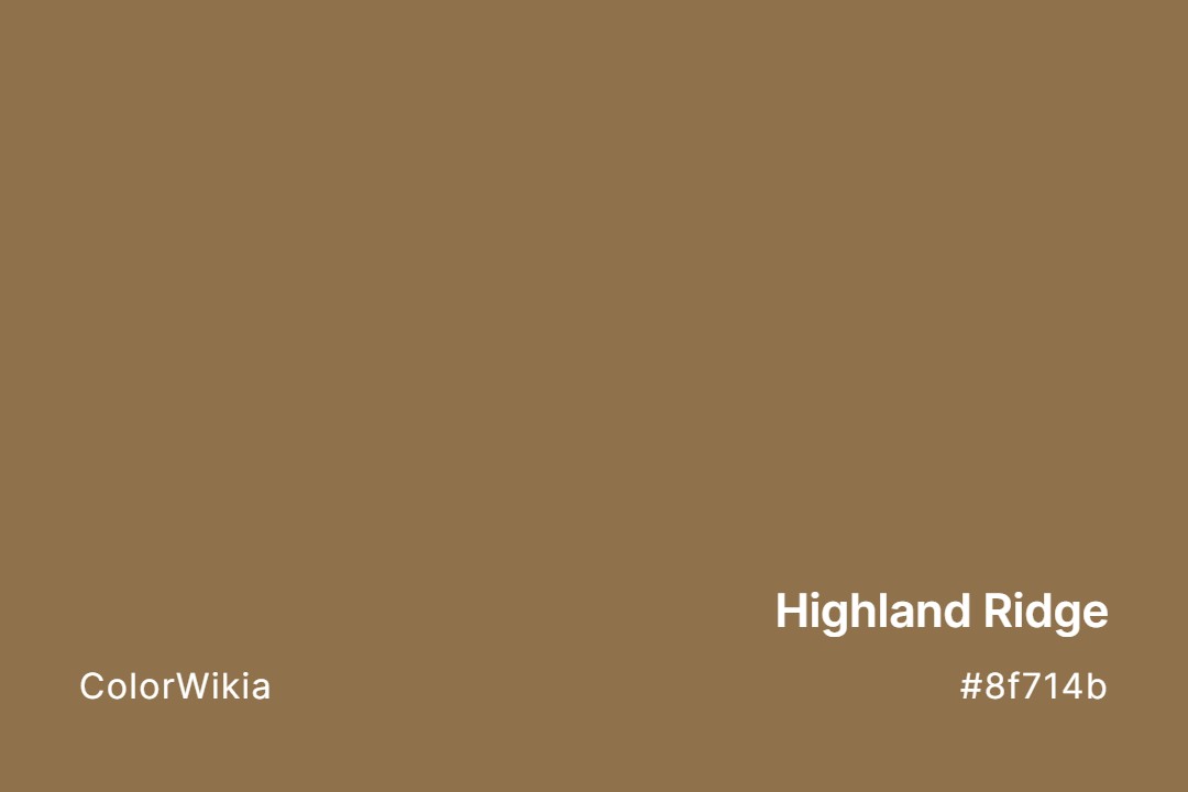 highland ridge color 8f714b