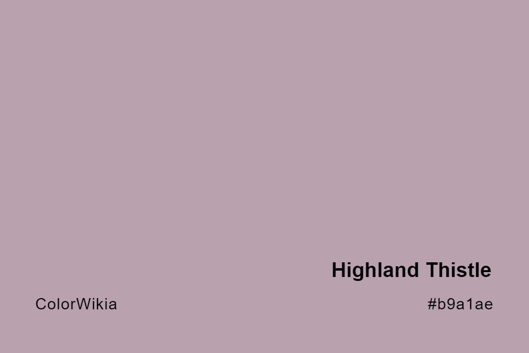highland thistle color b9a1ae
