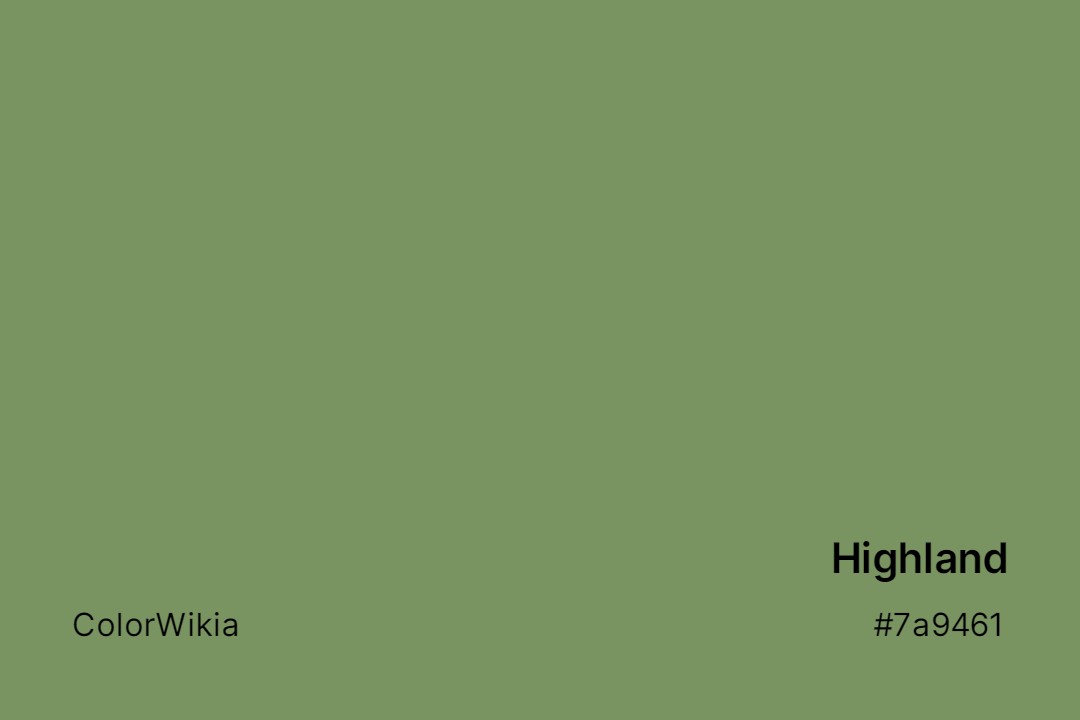 highland color 7a9461