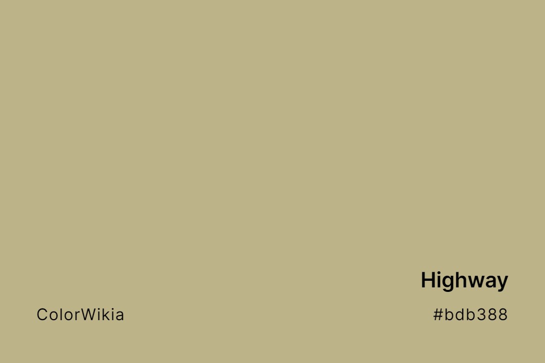 highway color bdb388