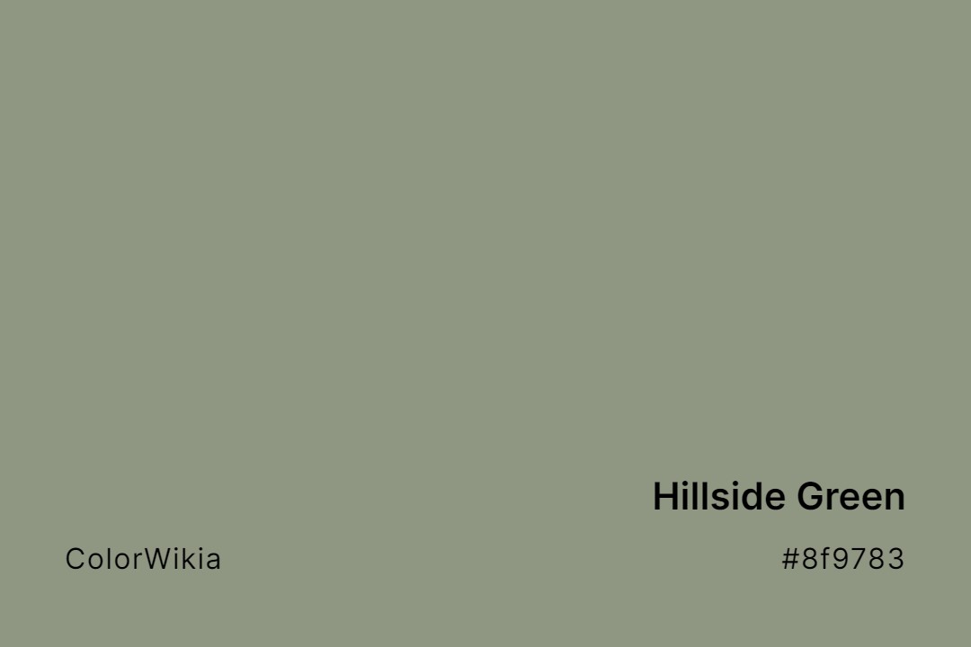 hillside green color 8f9783