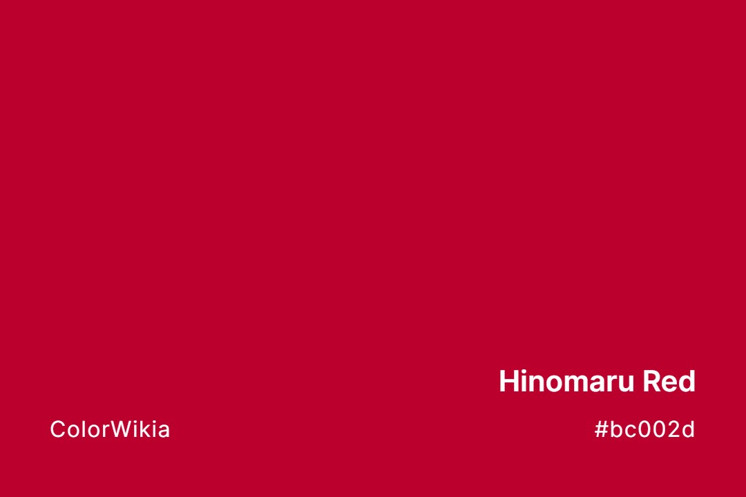 Hinomaru Red Color – #bc002d: Codes and Complete Breakdown