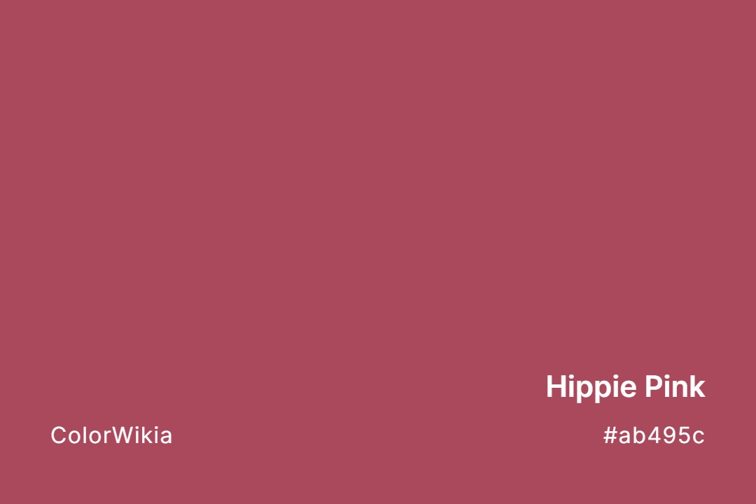 hippie pink color ab495c