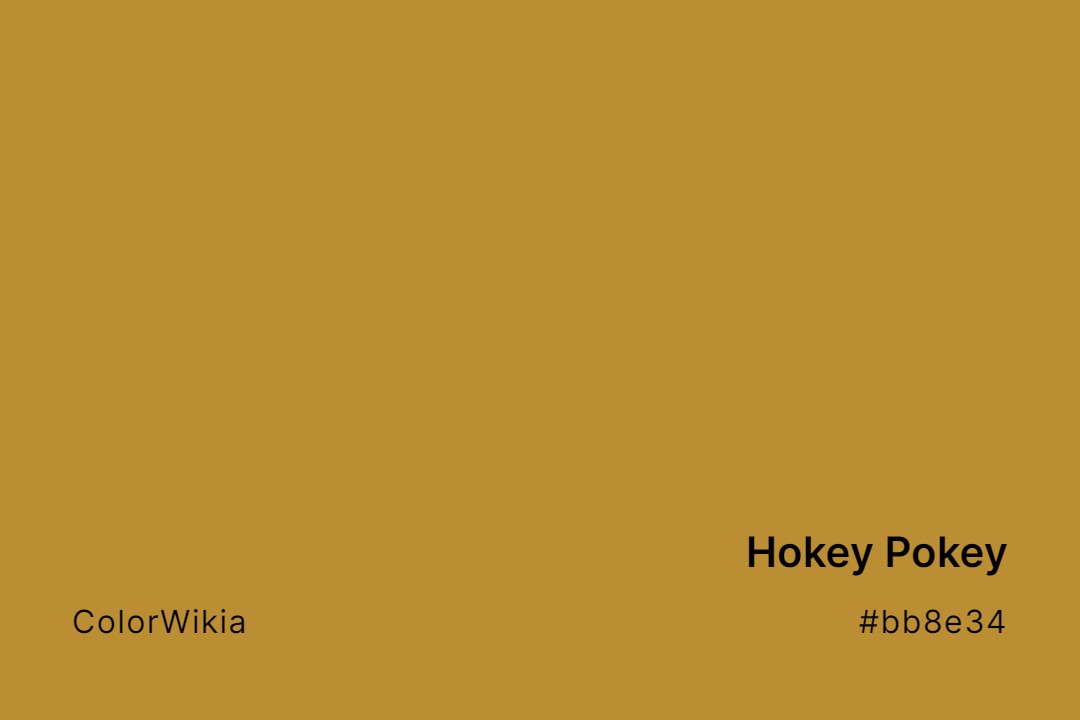 Hokey Pokey Color – #bb8e34: Codes and Complete Breakdown