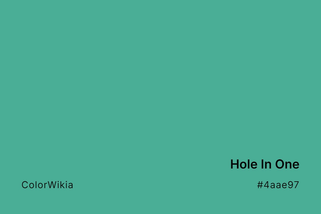 hole in one color 4aae97