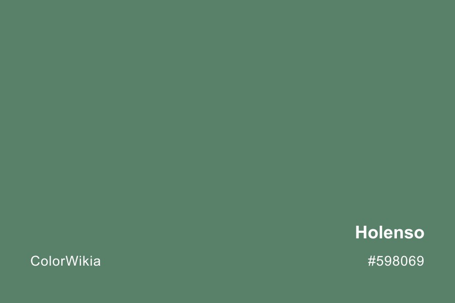 Holenso Color – #598069: Codes and Complete Breakdown