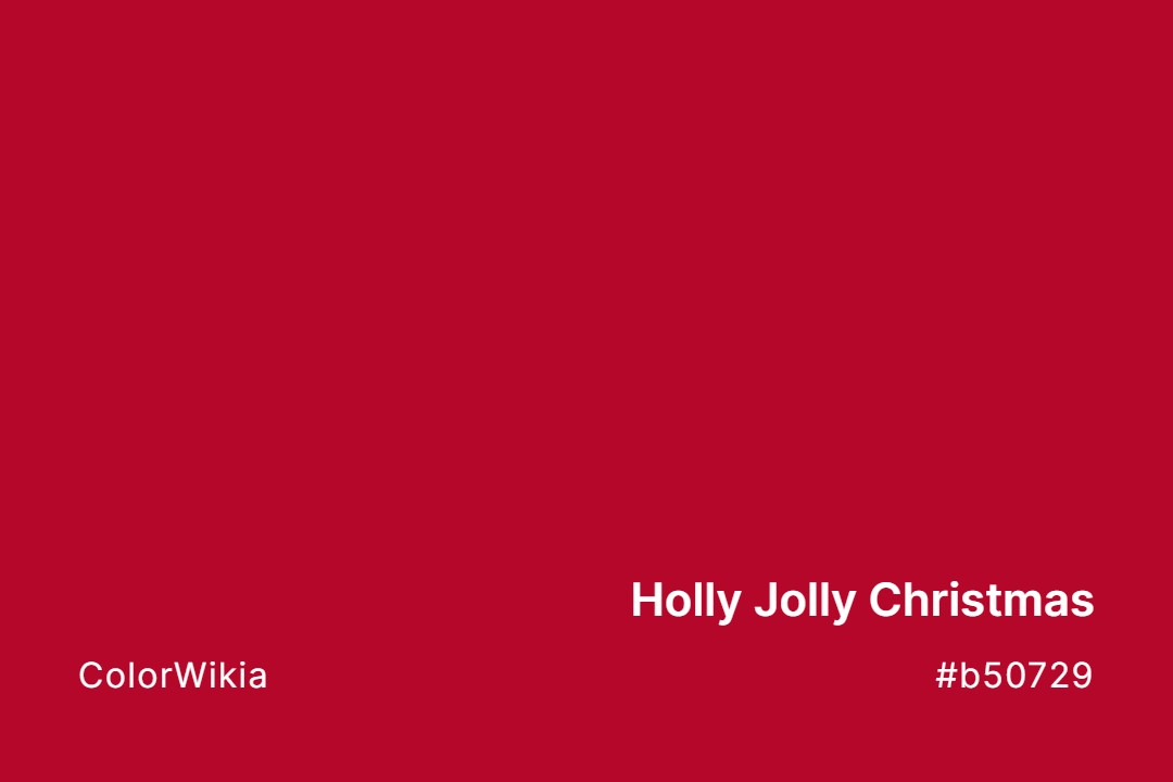 holly jolly christmas color b50729