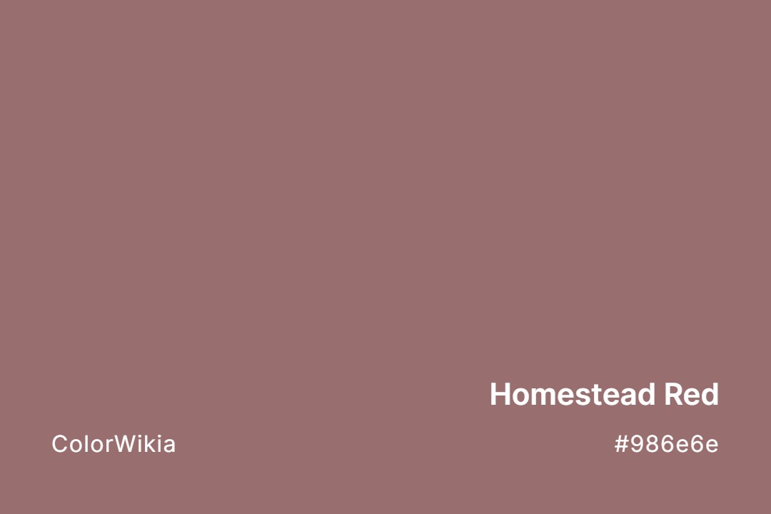 homestead red color 986e6e