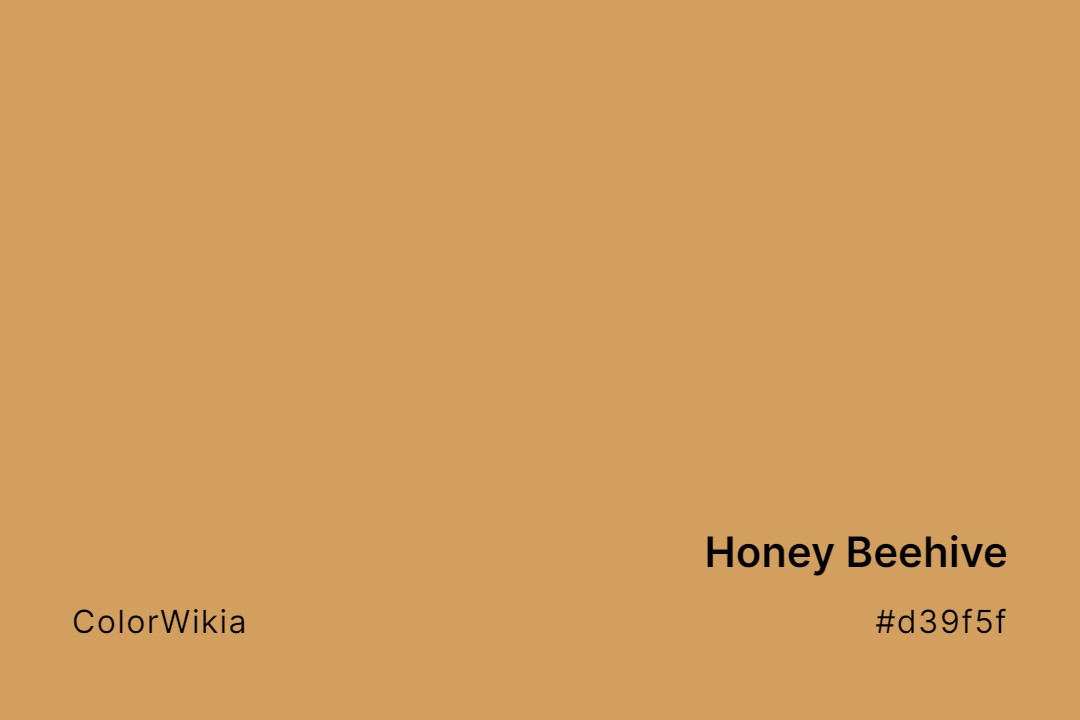 honey beehive color d39f5f