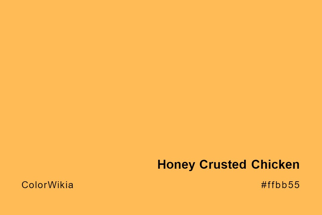 honey crusted chicken color ffbb55