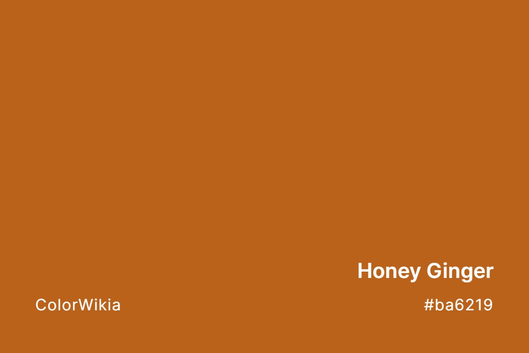 honey ginger color ba6219