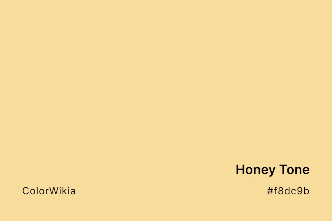 honey tone color f8dc9b