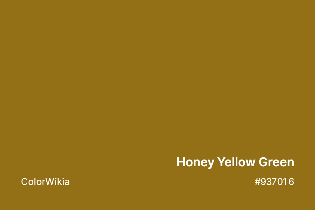 honey yellow green color 937016