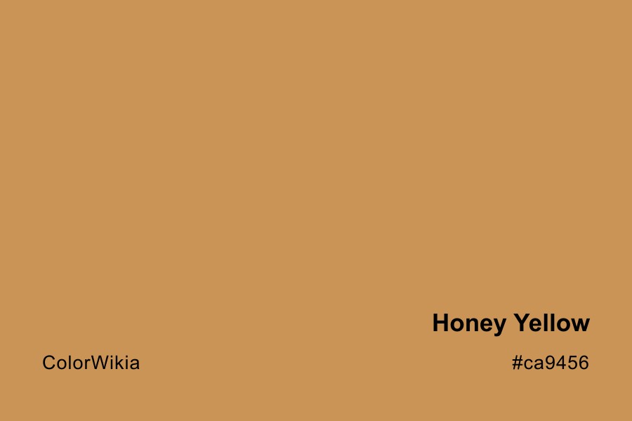 honey yellow color ca9456