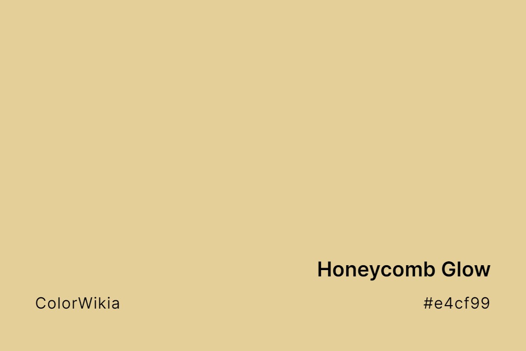 honeycomb glow color e4cf99