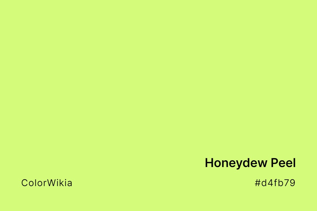 honeydew peel color d4fb79