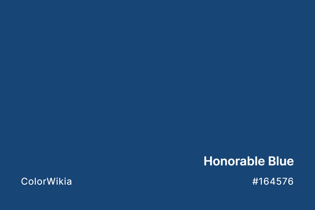 Honorable Blue Color – #164576: Codes and Complete Breakdown